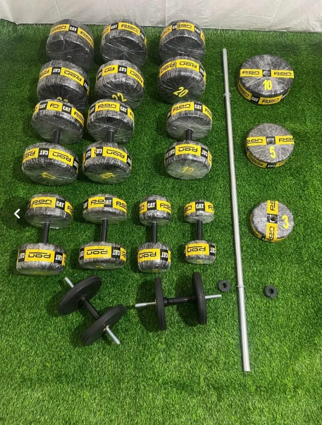 دمبل هالتر ورزشی (وزنه بدنسازی بتنی)|تجهیزات ورزشی|فردیس, خیام شرقی|دیوار