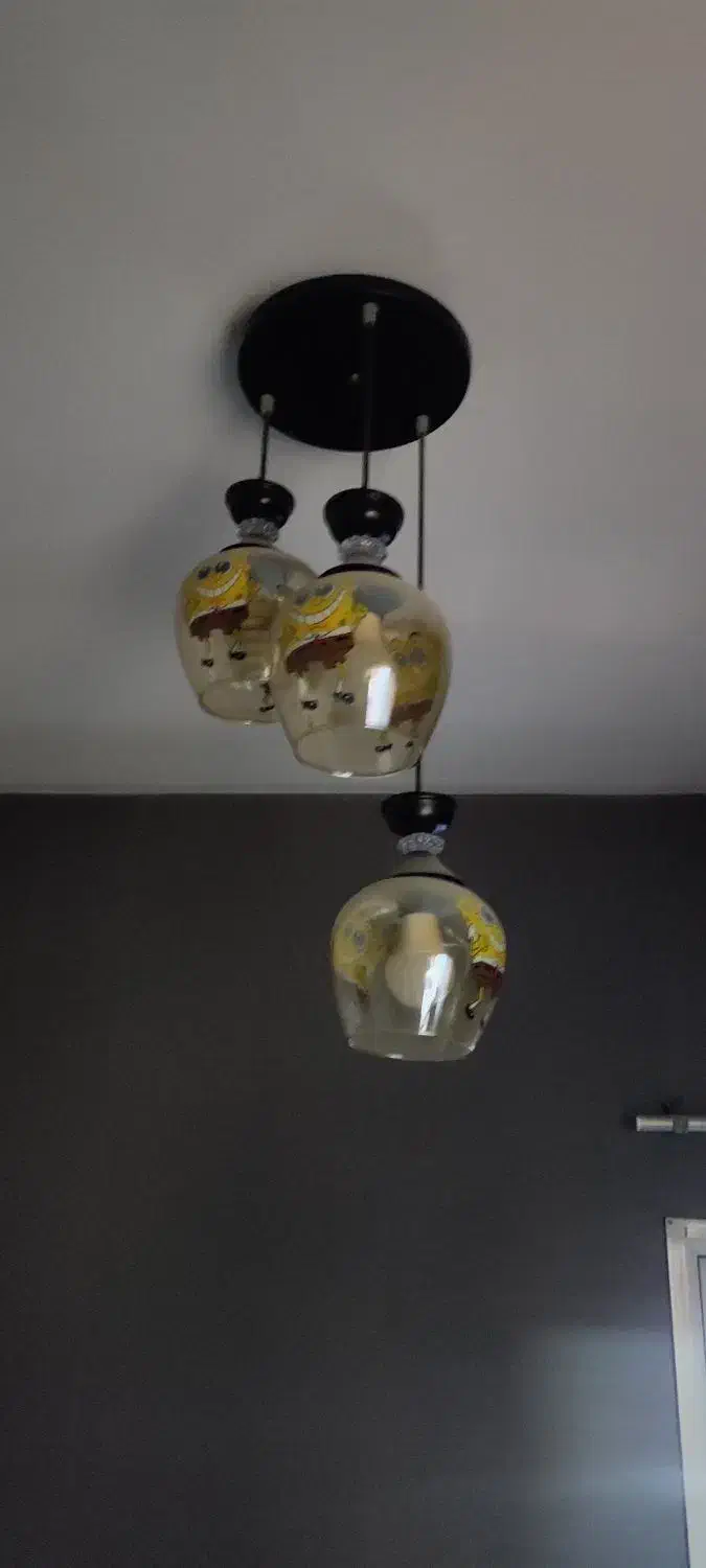 دو عدد لوستر اتاق خواب بچه و اسپرت|لوستر و چراغ آویز|اسلام‌شهر, شهرک واوان|دیوار