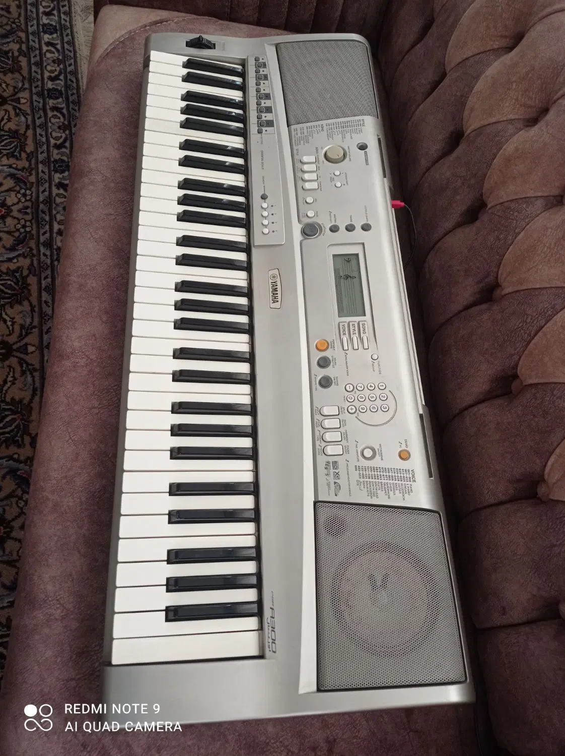 ارگ Yamaha PSR-A300 تمیز و نو همراه + پک ریتم|پیانو، کیبورد، آکاردئون|تهران, نبی اکرم|دیوار