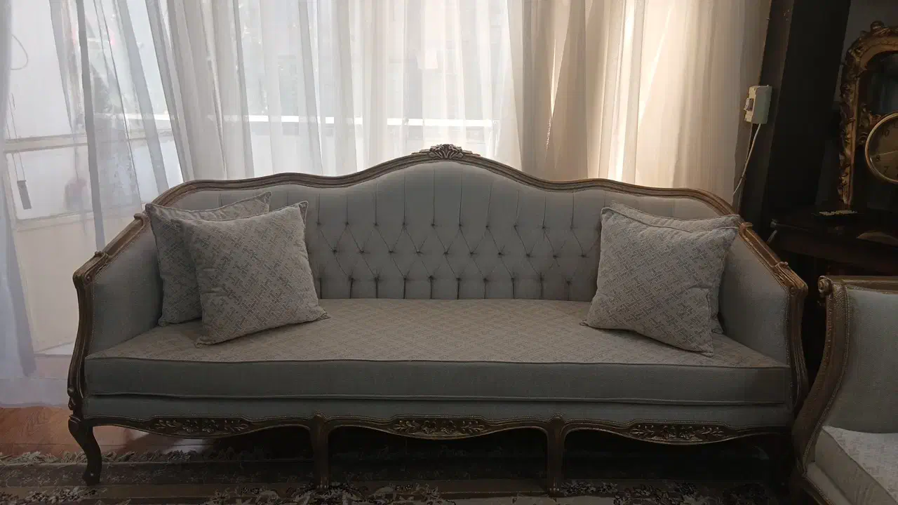 مبلدفرانسوی دو گل|مبلمان خانگی و میز عسلی|شاندیز, |دیوار