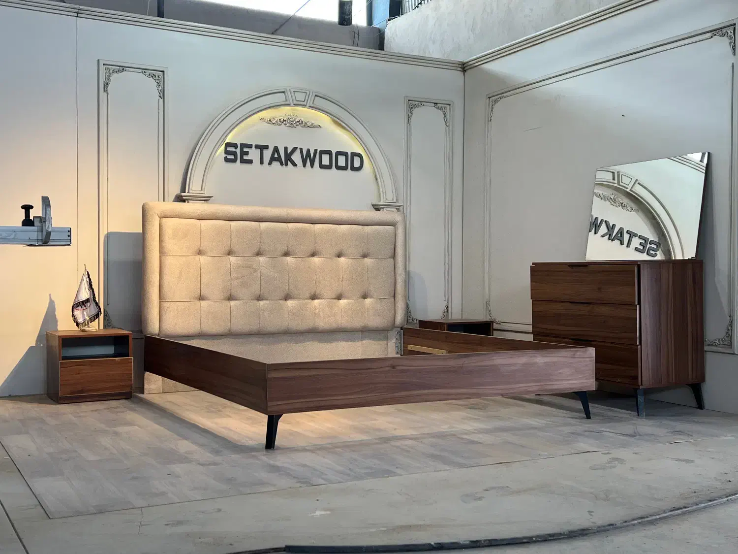 سرویس خواب ۲ نفره سایز ۱۸۰|تخت و سرویس خواب|کرمانشاه, |دیوار