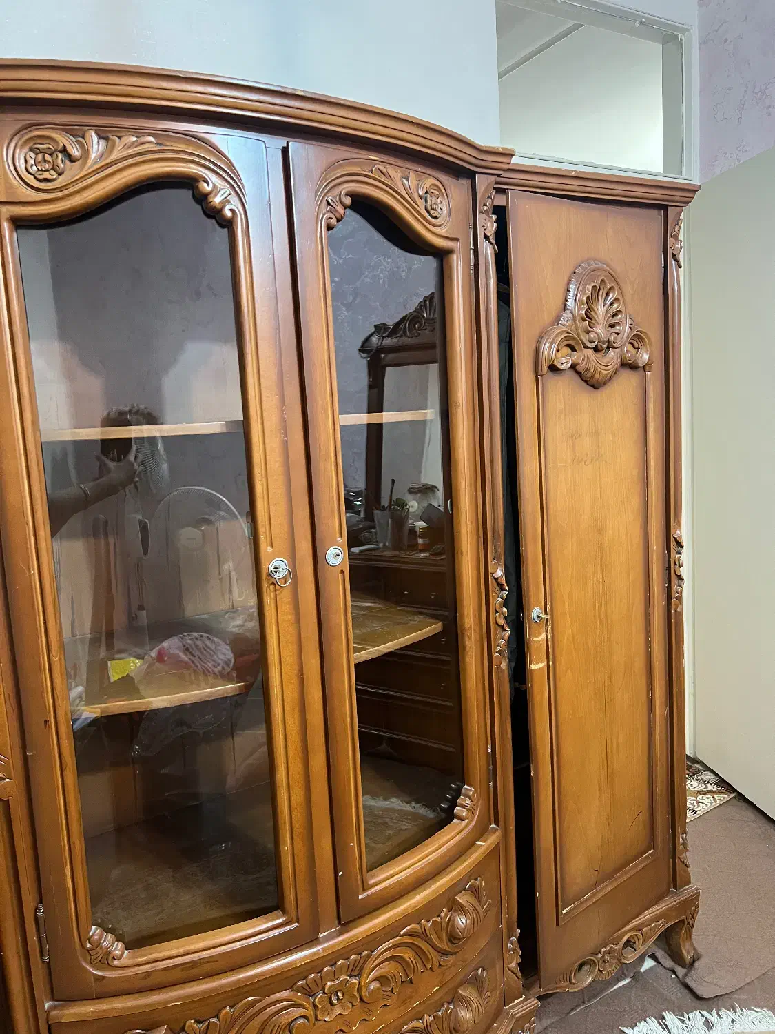 کمد چوبی|بوفه، ویترین، کنسول|تهران, صد دستگاه|دیوار