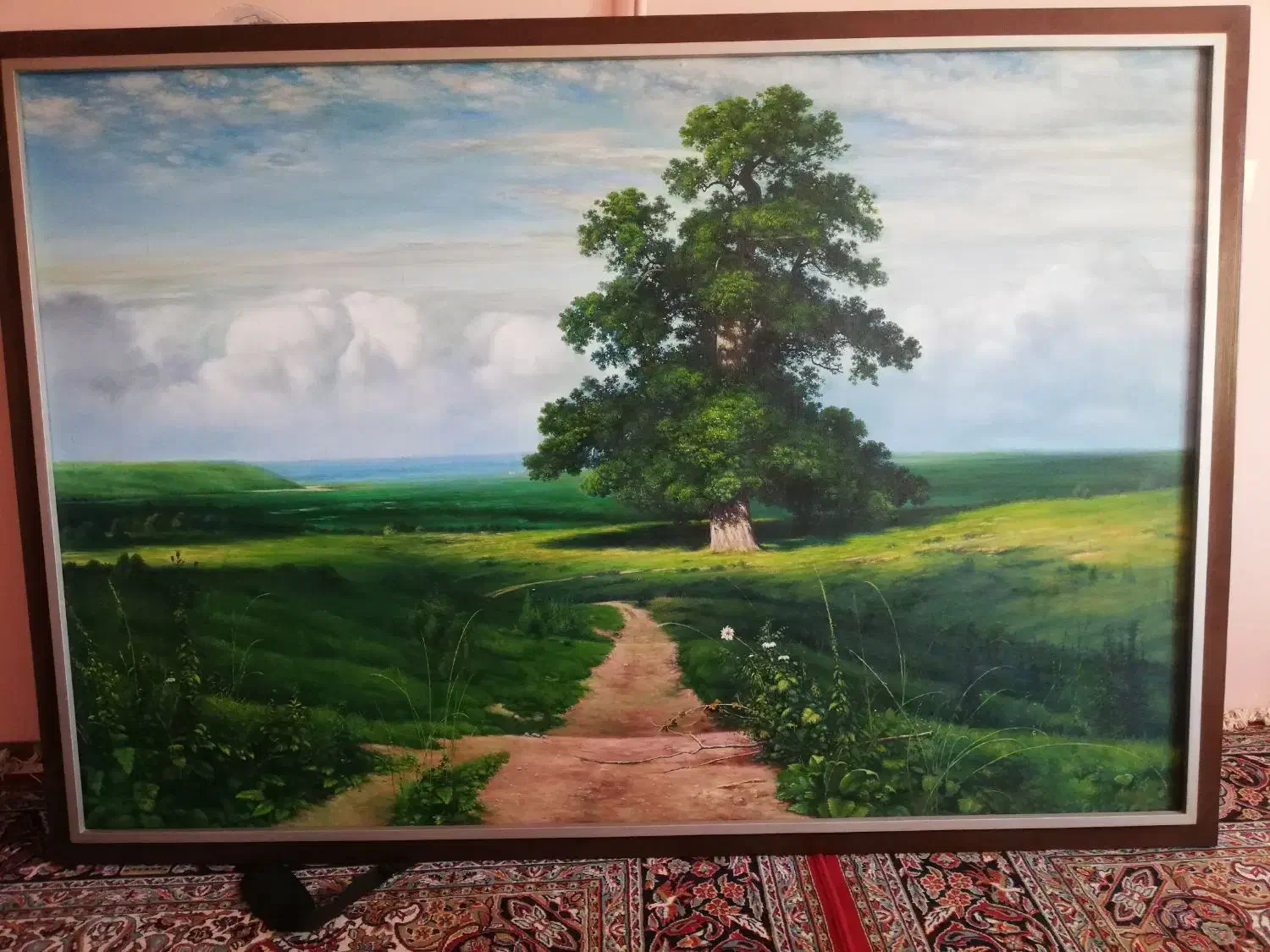 تابلو نقاشی رنگ روغن ابعاد اصلی 1/2*2/4|تابلو، نقاشی، عکس|بجنورد, |دیوار