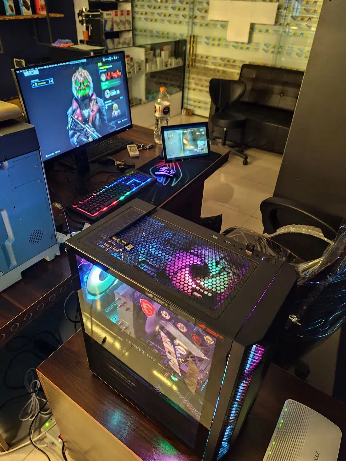 پک سیستم گیمینگ فول کیس موس و کیبورد گیمینگ|رایانه رومیزی|محمودآباد, |دیوار