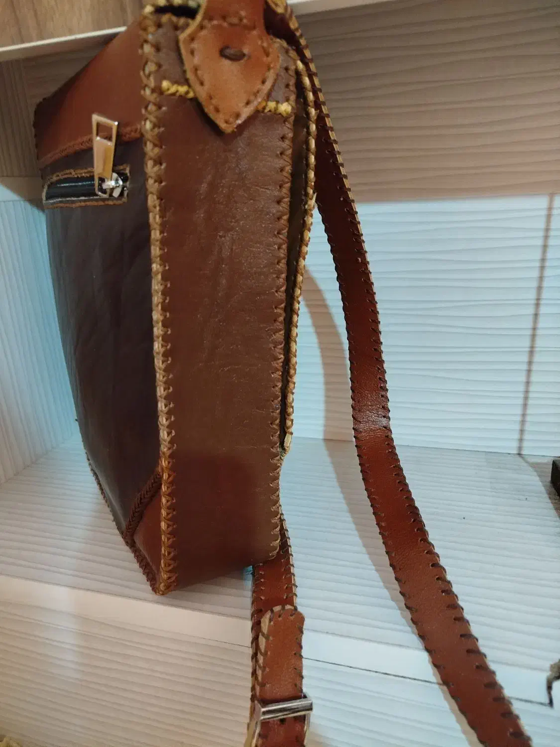 کیف رودوشی تکه دوزی چرم|کیف، کفش، کمربند|تهران, اوین|دیوار