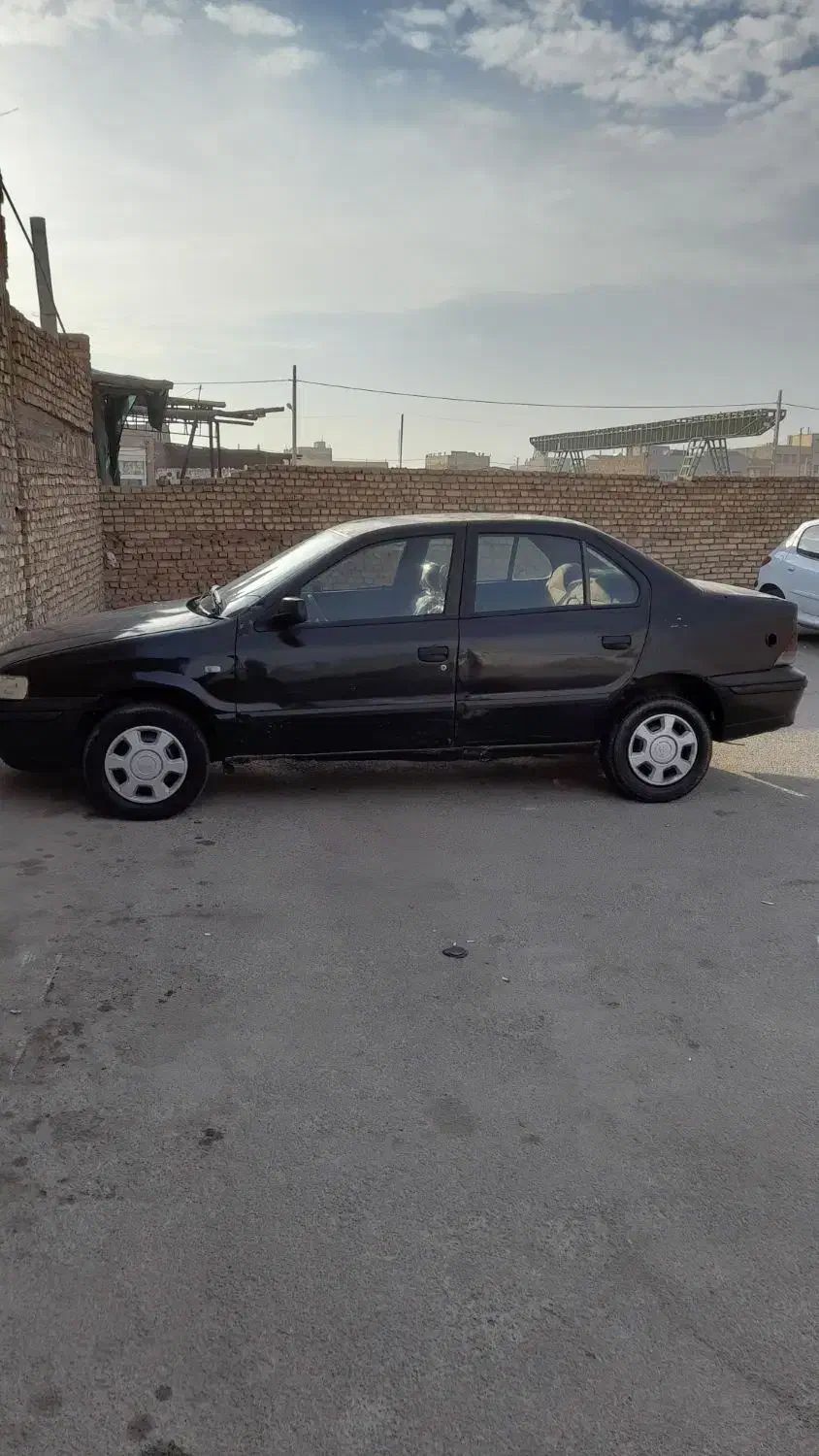 سمند مشکی تمیز|خودرو سواری و وانت|یزد, |دیوار