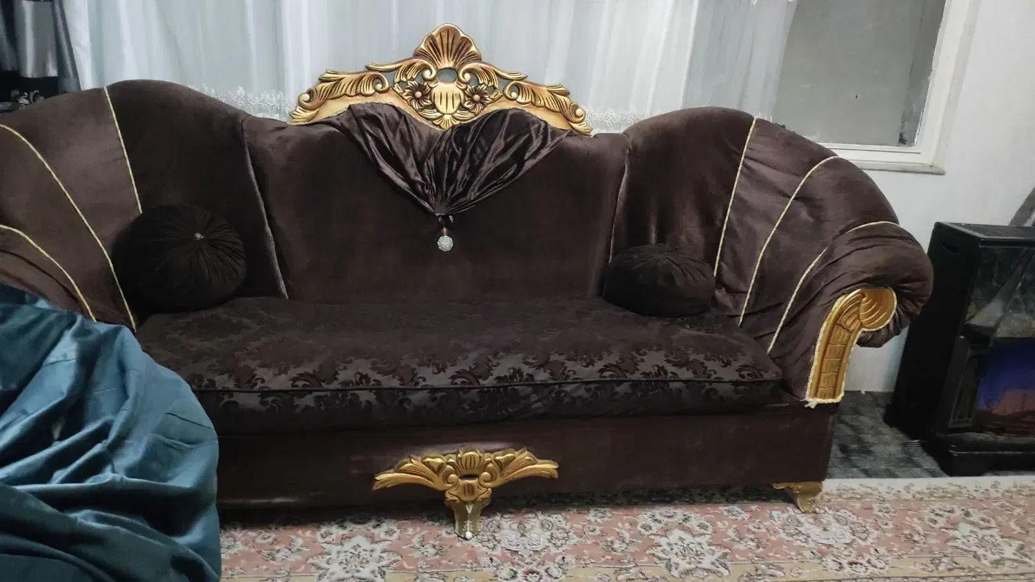 مبل ۸ نفره سلطنتی استیل|مبلمان خانگی و میز عسلی|تبریز, |دیوار