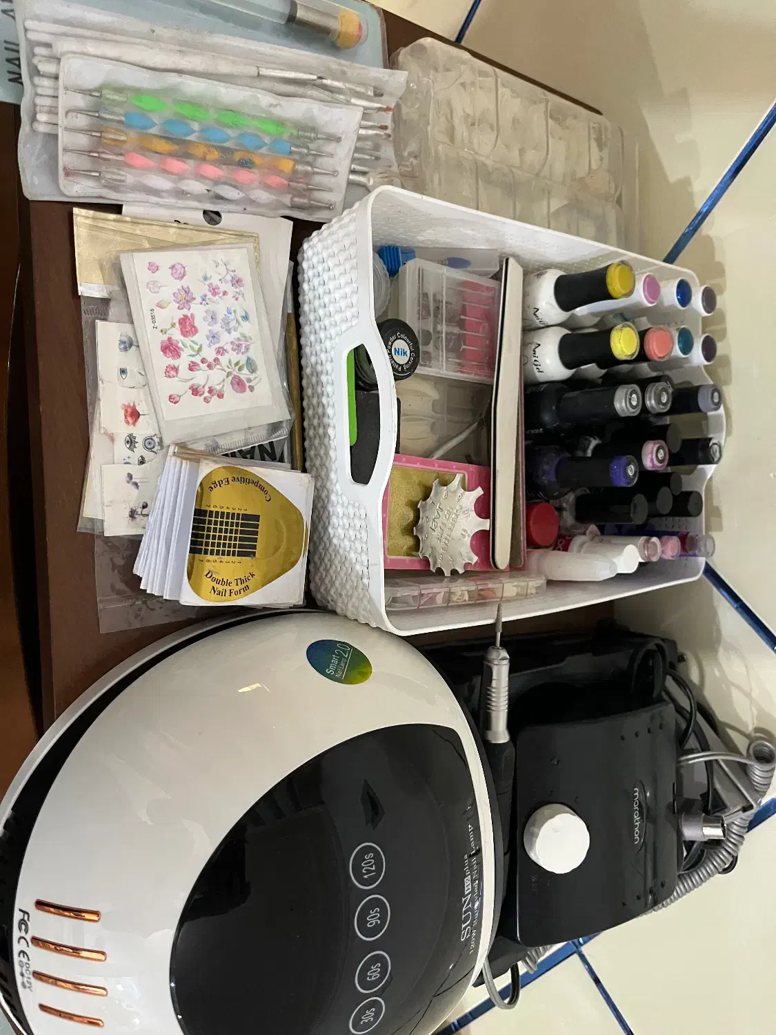 لوازم کاشت ناخن|آرایشی، بهداشتی، درمانی|کهنوج, |دیوار