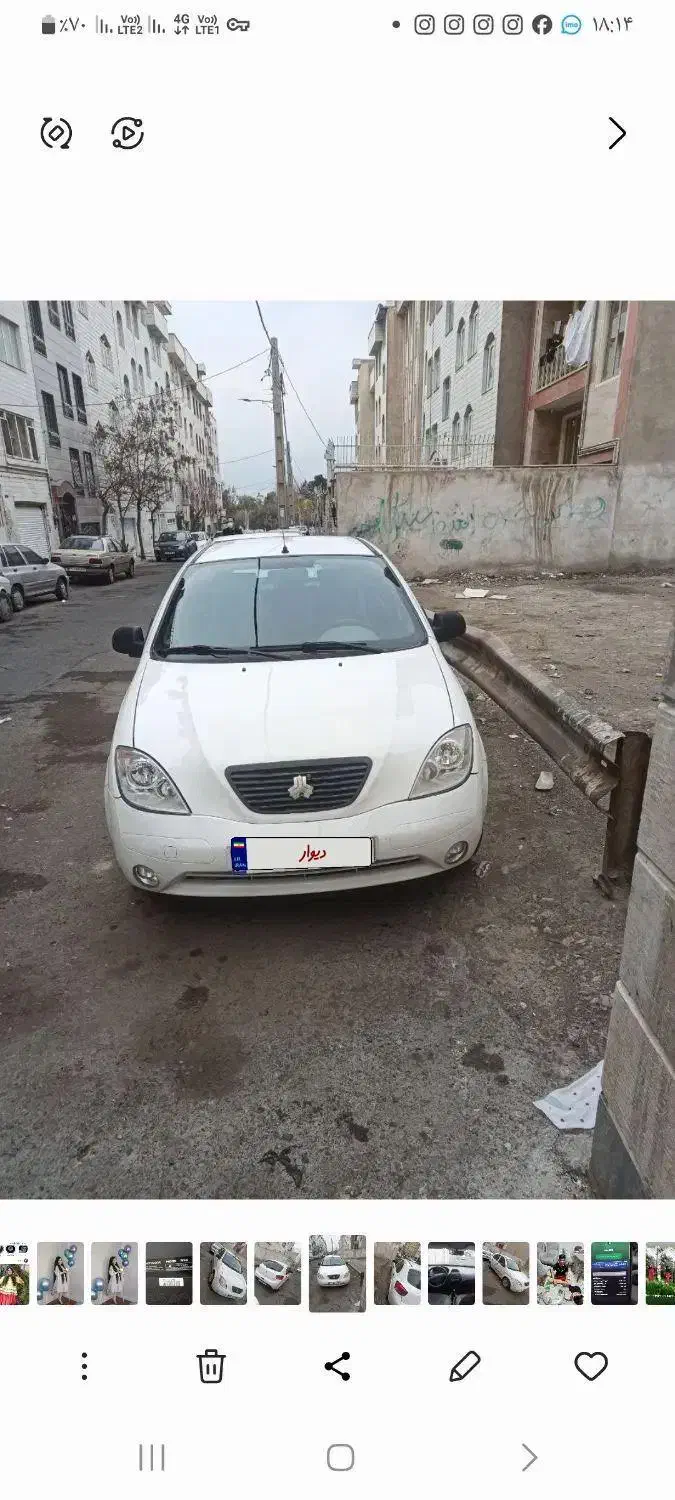 تیبا ۲مدل ۹۸|خودرو سواری و وانت|تهران, مشیریه|دیوار