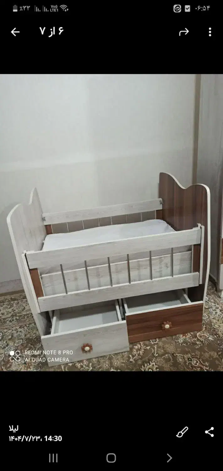 تخت  نوزادی|تخت و سرویس خواب|ساوه, |دیوار