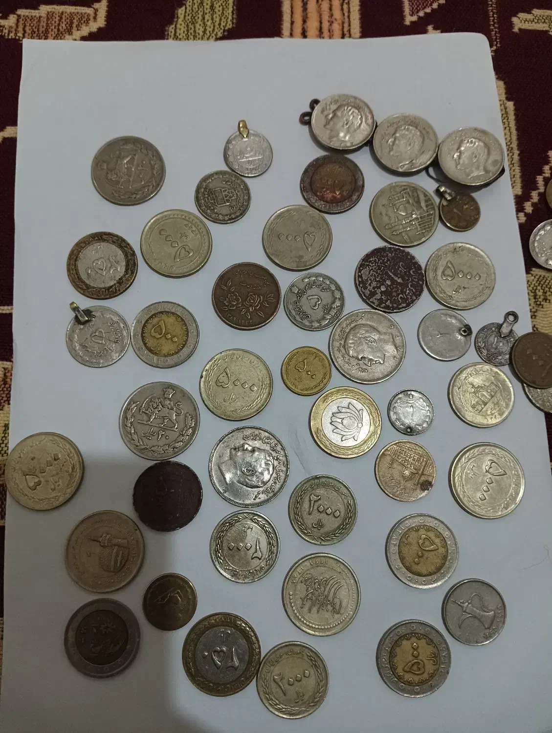 سکه های قدیمی عتیقه|کلکسیون سکه، تمبر، اسکناس|اردبیل, |دیوار