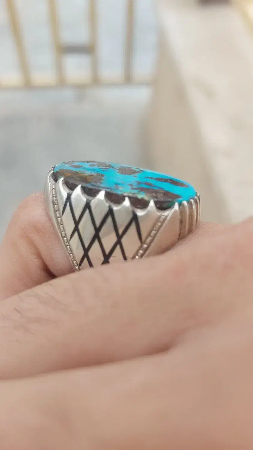 انگشتر فیروزه کلکسیونی|جواهرات|سراوان, |دیوار