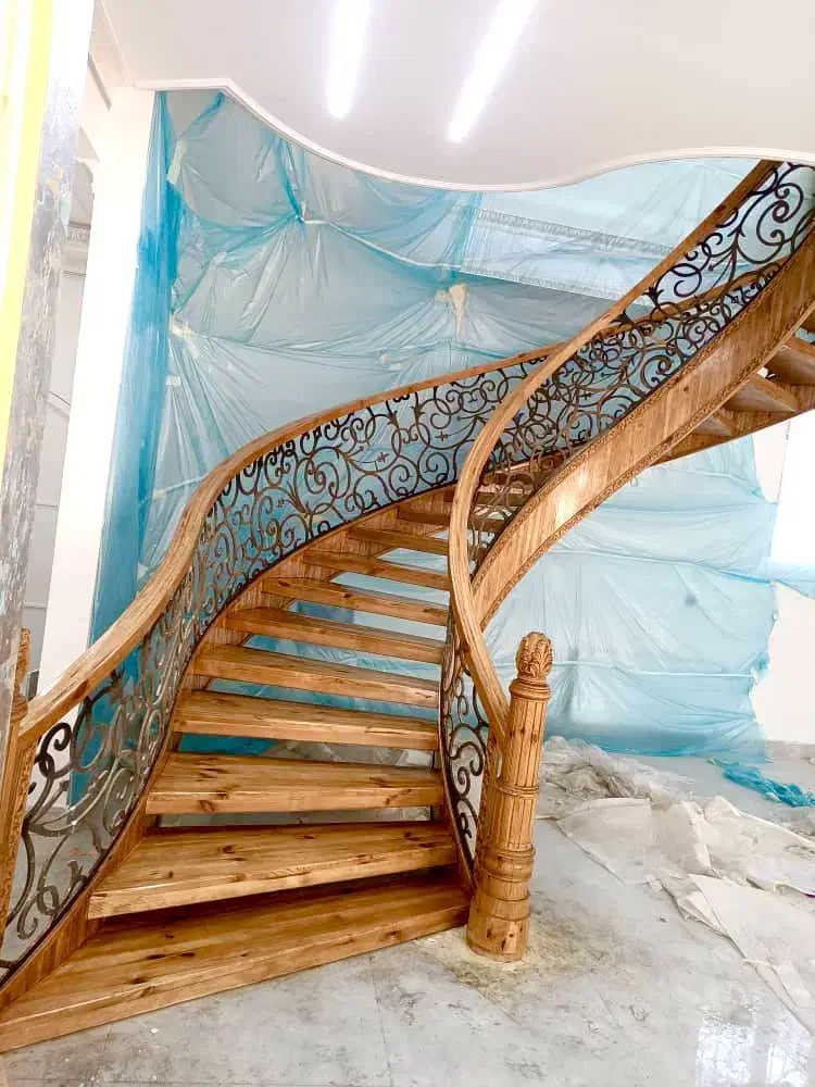 پله های چوبی ‌فلزی|خدمات پیشه و مهارت|شهریار, شهریار|دیوار