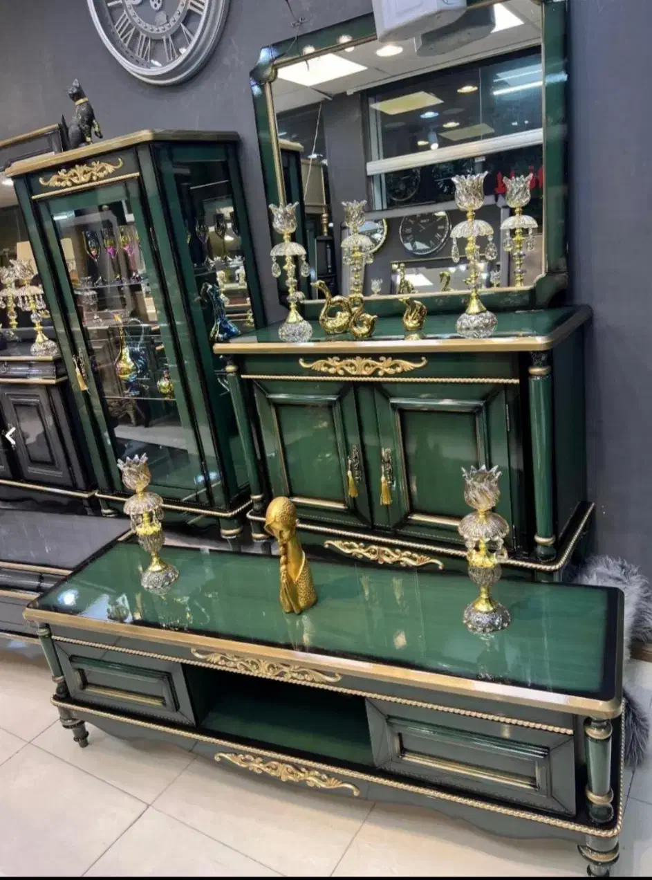 آینه کنسول میز تی وی|بوفه، ویترین، کنسول|زنجان, |دیوار