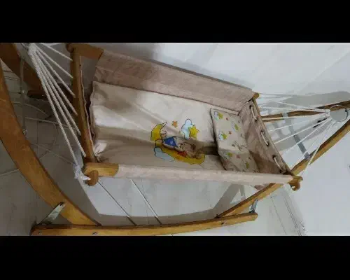 فروش گهواره چوبی مسافرتی|اسباب و اثاث بچه|بجنورد, |دیوار