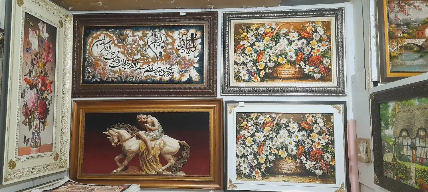 فروش انواع تابلوفرش ماشینی|تابلو فرش|اراک, |دیوار