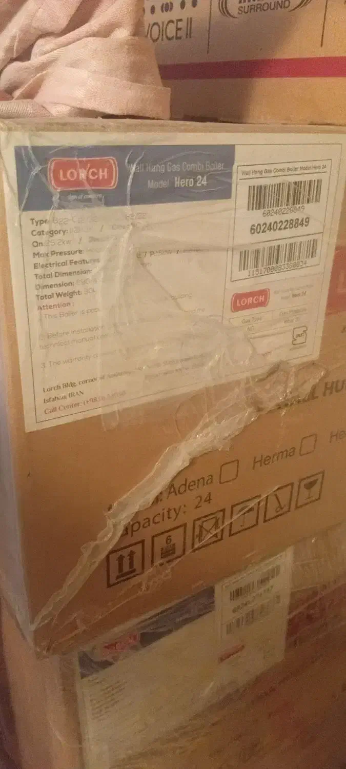 پکیج لورچ هیرو|آبگرمکن، پکیج، شوفاژ|مشکیندشت, |دیوار