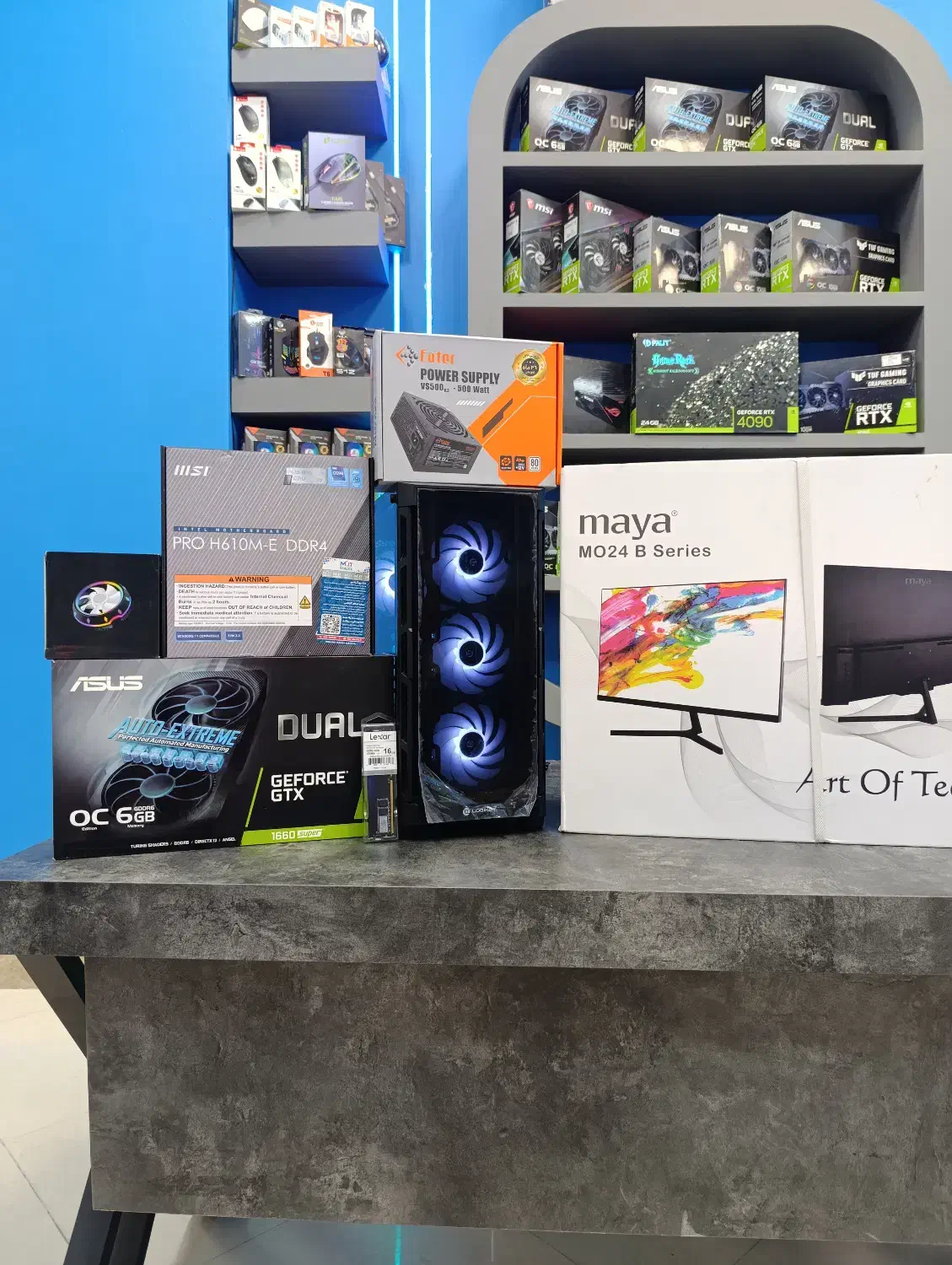 کامپیوتر نسل ۱۲ با گرافیک asus 1660 super اقساط|رایانه رومیزی|مشهد, عامل|دیوار