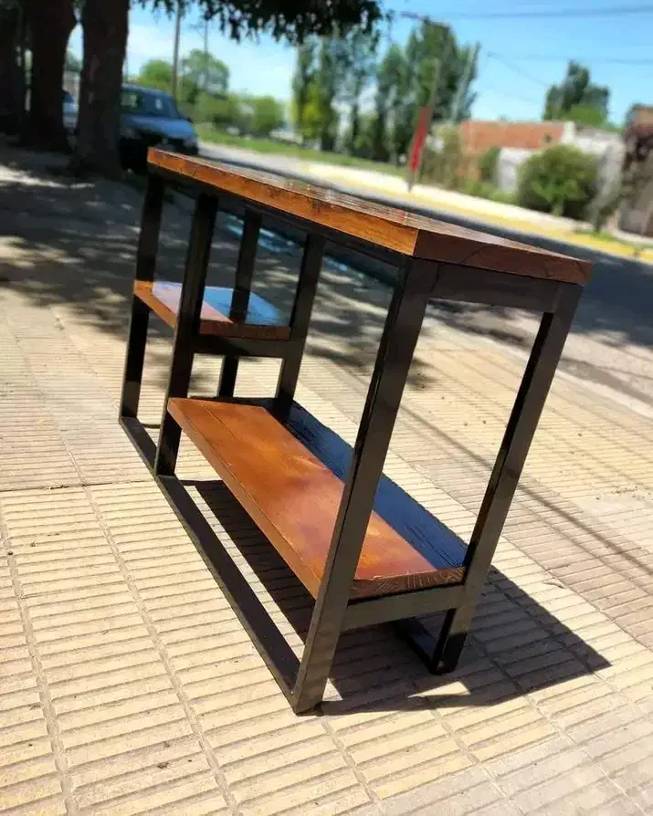 فلزی با استاتیک روی کار از چوب راش نراد mdf|بوفه، ویترین، کنسول|بابل, |دیوار