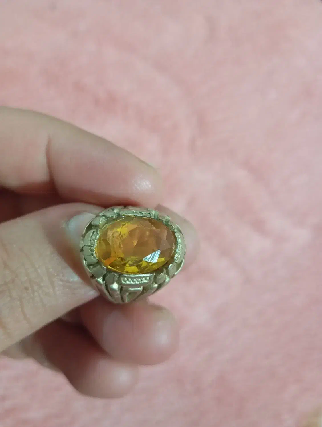 انگشتر یاقوت زرد... عقیق و سیترین هم دارم|جواهرات|شیراز, شهرک گلدشت حافظ‎|دیوار