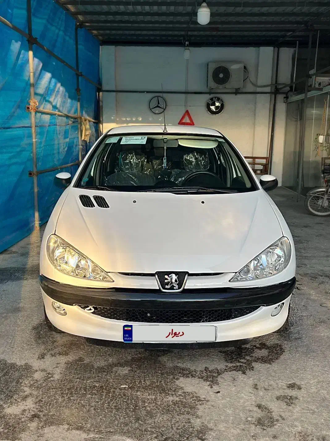 ۲۰۶ تیپ ۵ مدل ۹۶ سفید|خودرو سواری و وانت|جویبار, |دیوار