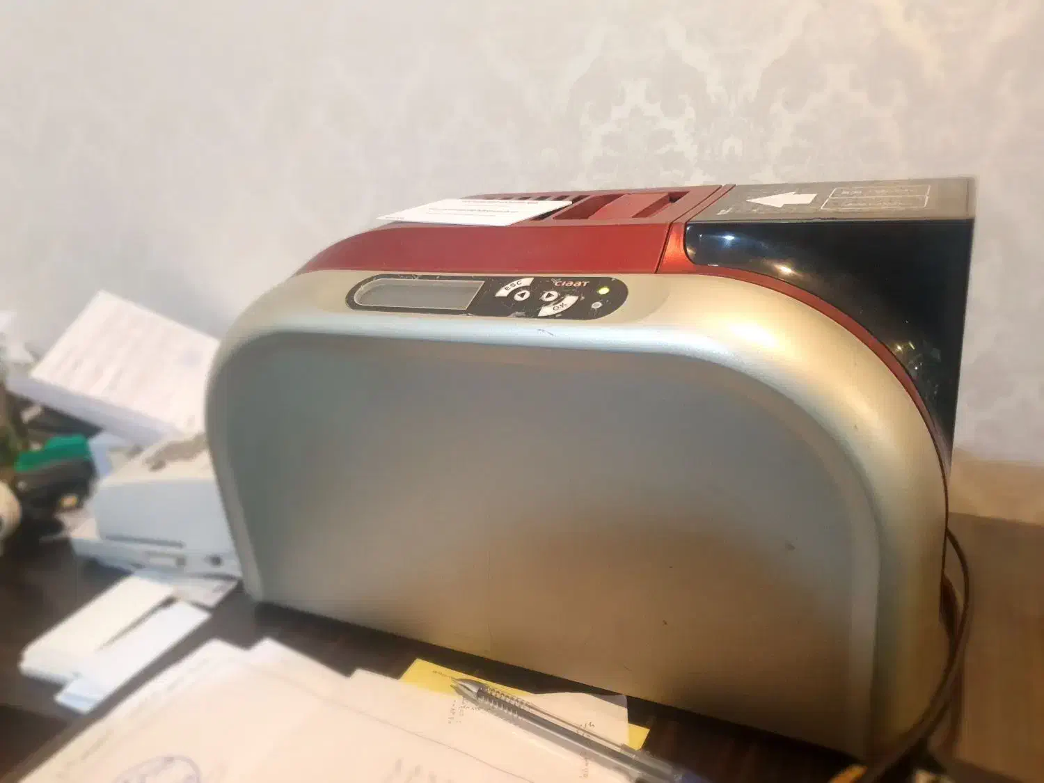 دستگاه چاپ مشکی رنگی ciaat کارت pvc پیشخوان|پرینتر، اسکنر، کپی، فکس|تهران, فلسطین (میدان انقلاب)|دیوار