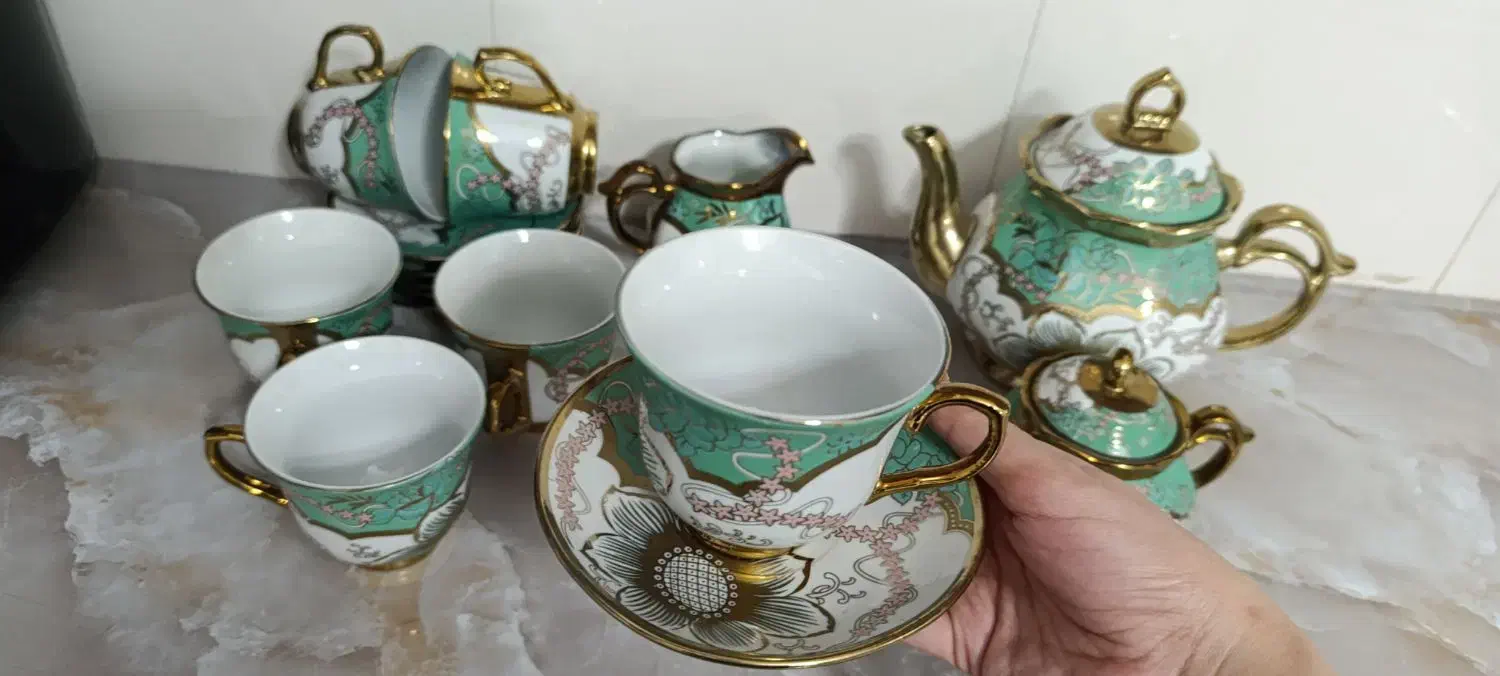 دو سری سرویس چای خوری کامل|ظروف سرو و پذیرایی|نجف‌آباد, یزدانشهر|دیوار