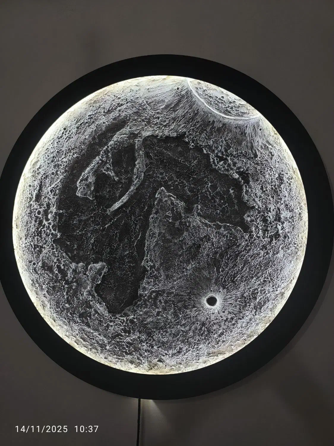 ماه برجسته نورانی|تابلو، نقاشی، عکس|قشم, |دیوار