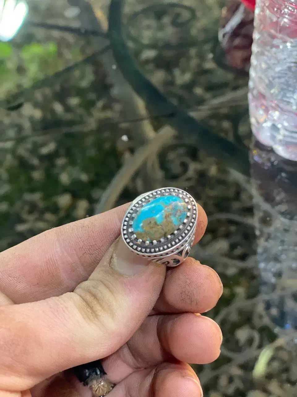 انگشتر فیروزه|زیورآلات و اکسسوری|همدان, |دیوار