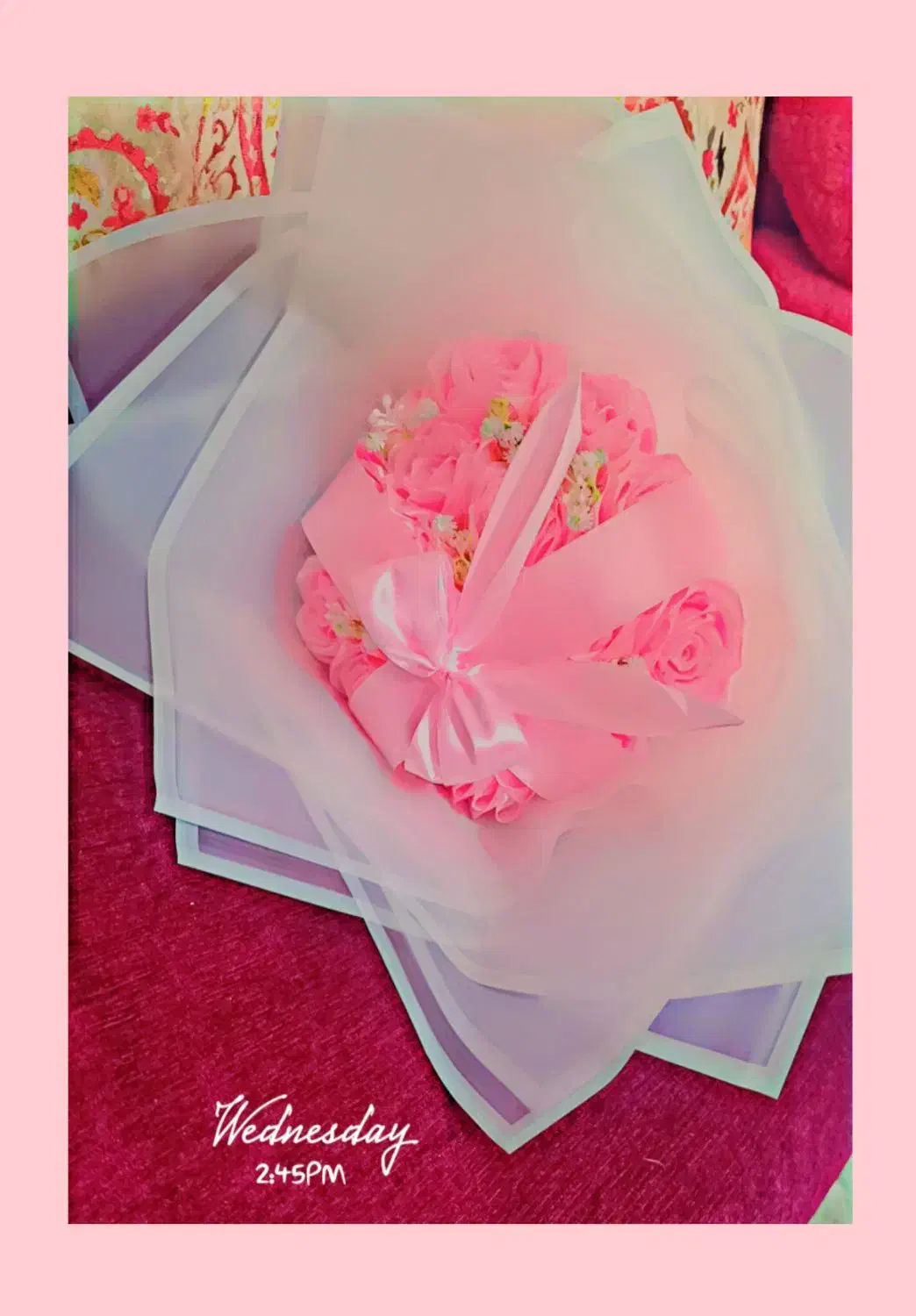 روز پدر|گل مصنوعی|رشت, کوی قدس|دیوار