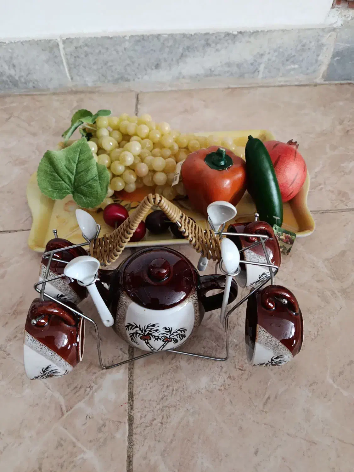 چای خوری ، میوه مصنوعی|صنایع دستی و سایر لوازم تزئینی|اسدآباد, |دیوار