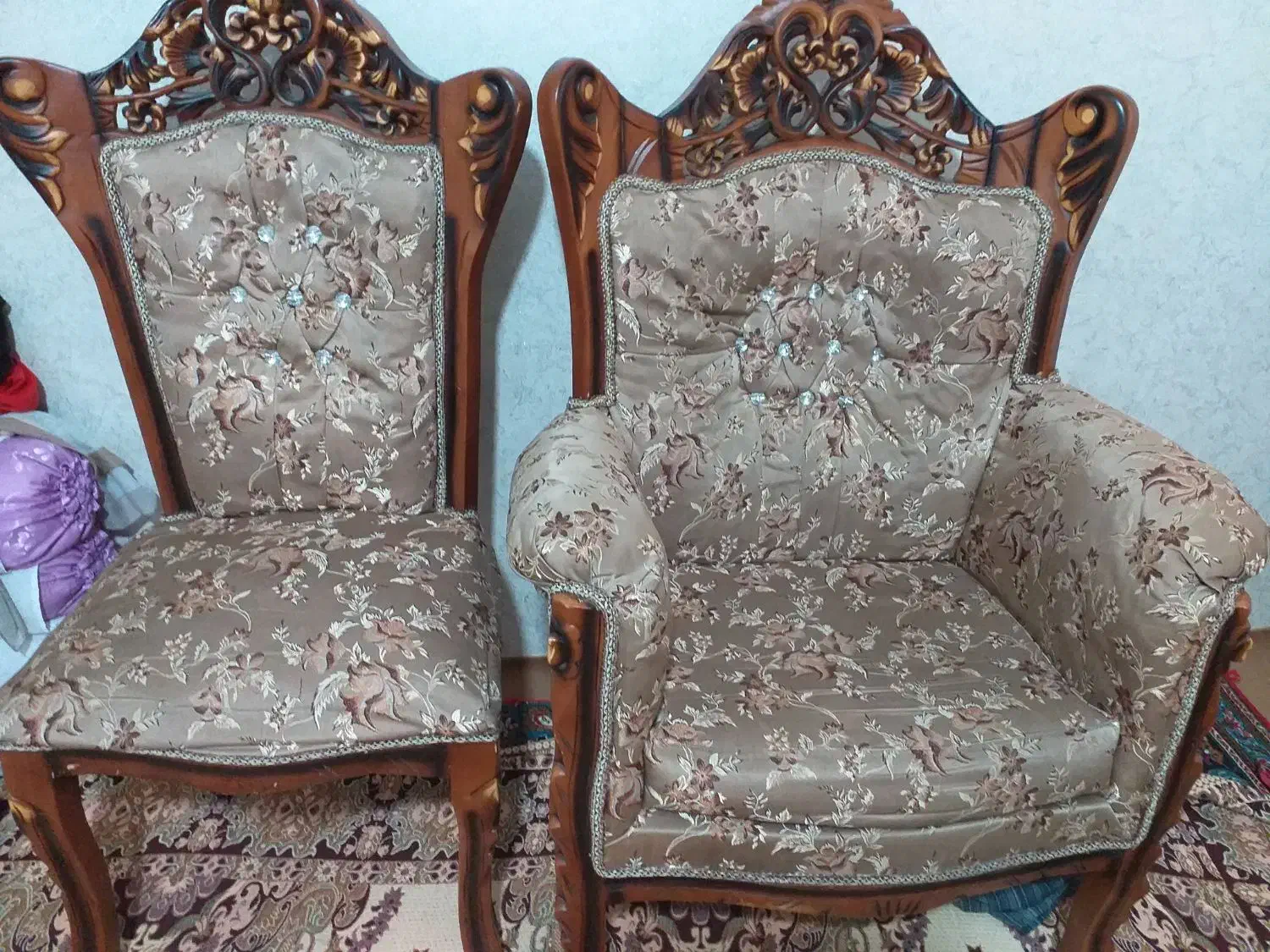 مبل سلطنتی|مبلمان خانگی و میز عسلی|الوند, |دیوار