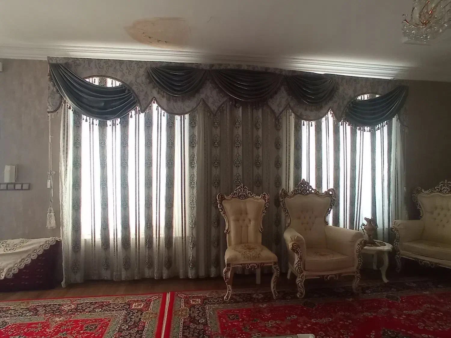 پرده پذیرایی|پرده، رانر، رومیزی|گناباد, |دیوار