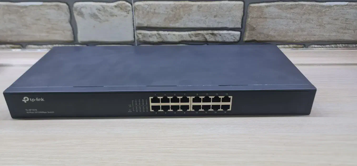 سوئیچ ۱۶ پورت تی پی لینک|مودم و تجهیزات شبکه|کرمان, |دیوار