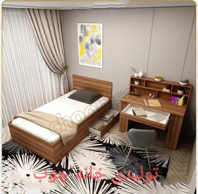 سرویس و تخت خواب یکنفره کد25RT|تخت و سرویس خواب|همدان, |دیوار