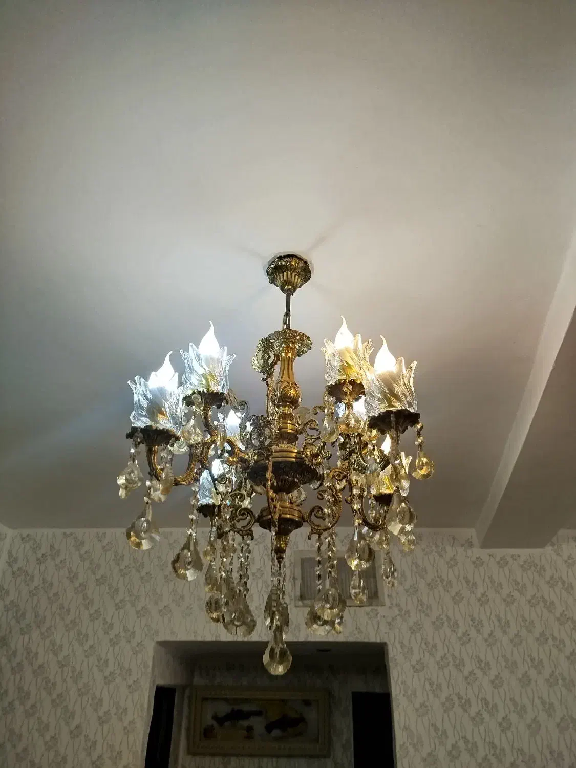 2عدد لوستر برنز|لوستر و چراغ آویز|کرمانشاه, |دیوار