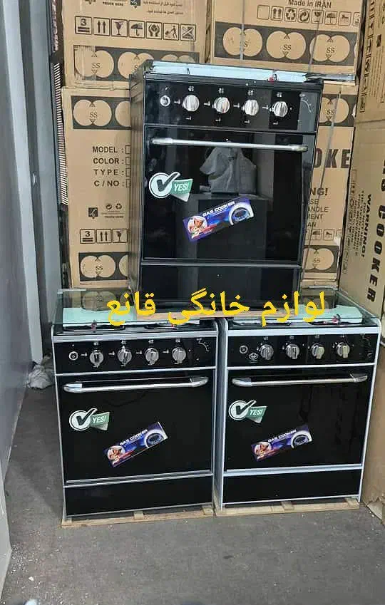 اجاق گاز چهار و پنج شعله طرح فر لعابی|اجاق گاز و لوازم برقی پخت‌وپز|تهران, آذری|دیوار