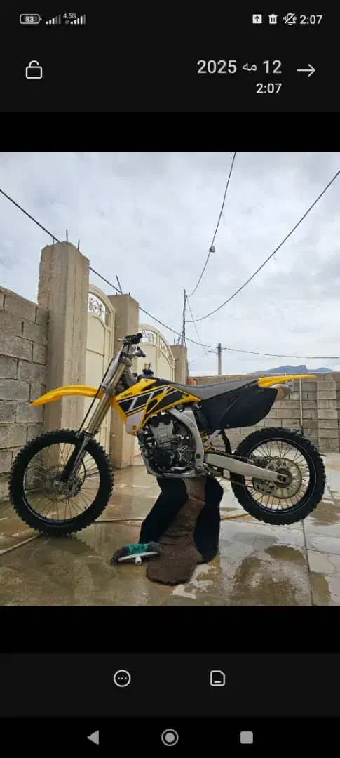 موتر سیکلت  یاماها وای زد ۲۵۰اف|موتورسیکلت|کازرون, |دیوار