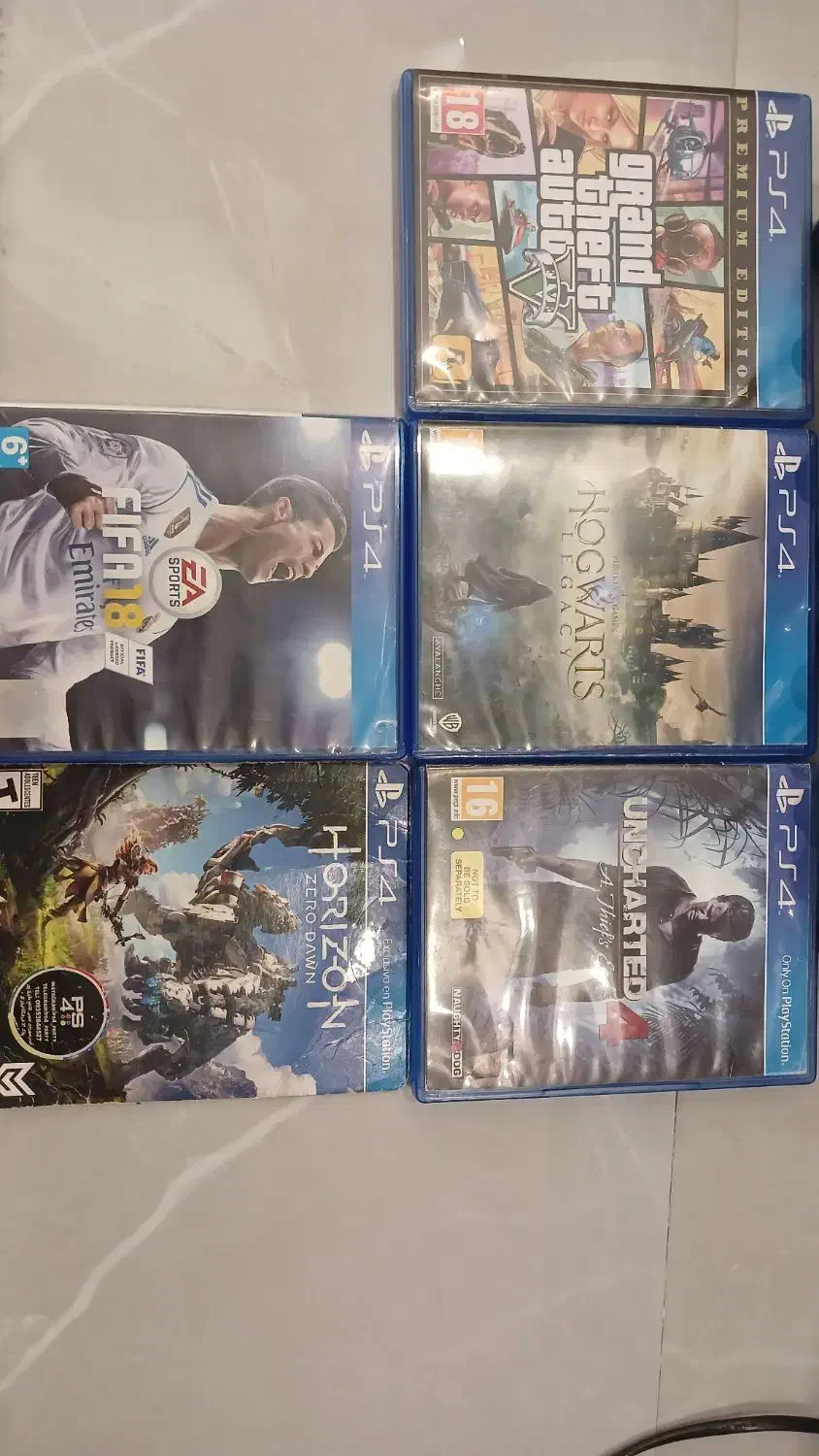 کنسول PS4 FAT  ظرفیت 500GB  دو دسته اصلی + بازی‌ها|کنسول، بازی ویدئویی و آنلاین|تهران, کیانشهر|دیوار