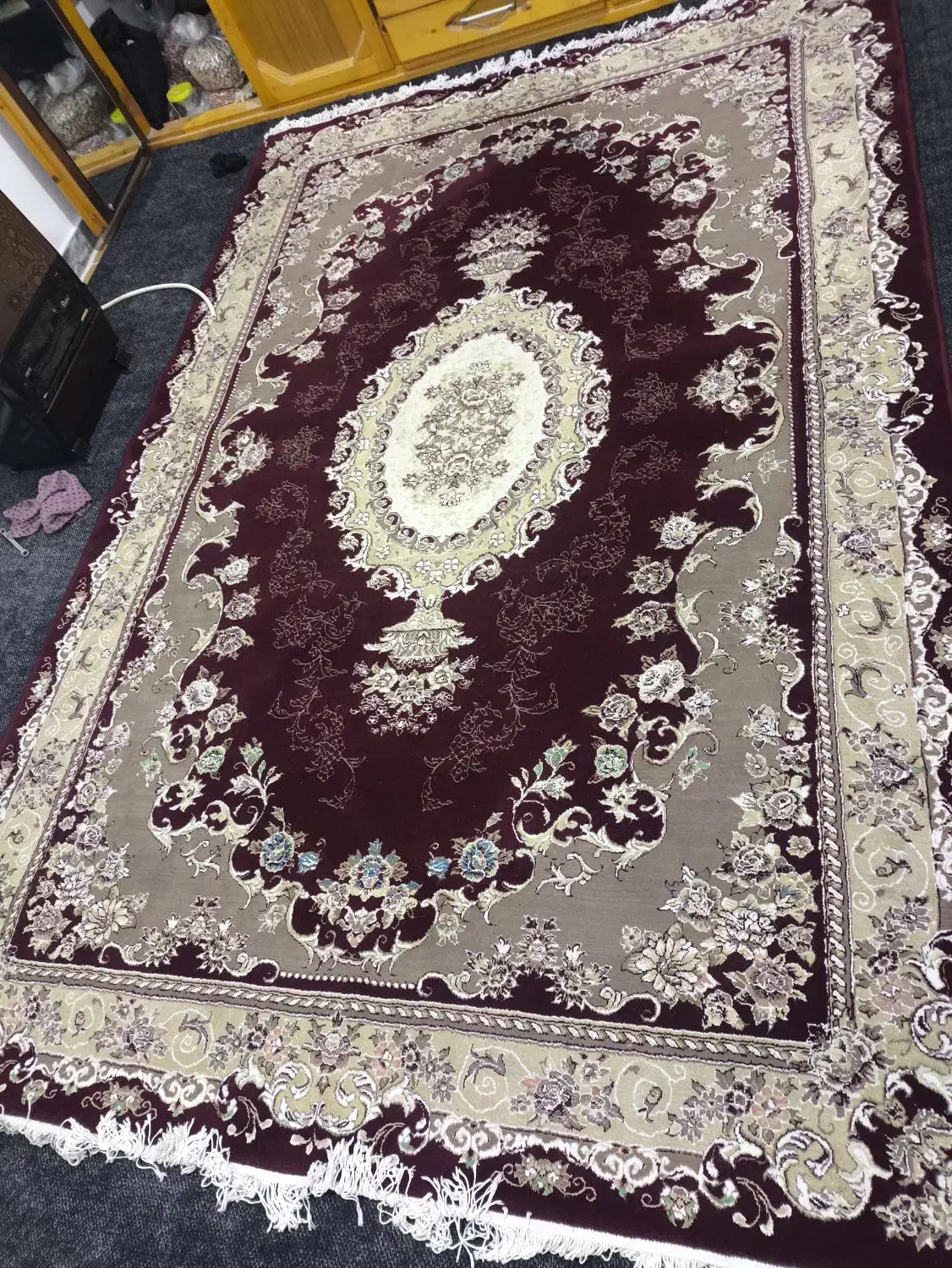 فرش ۶متری|فرش|لشت نشا, |دیوار