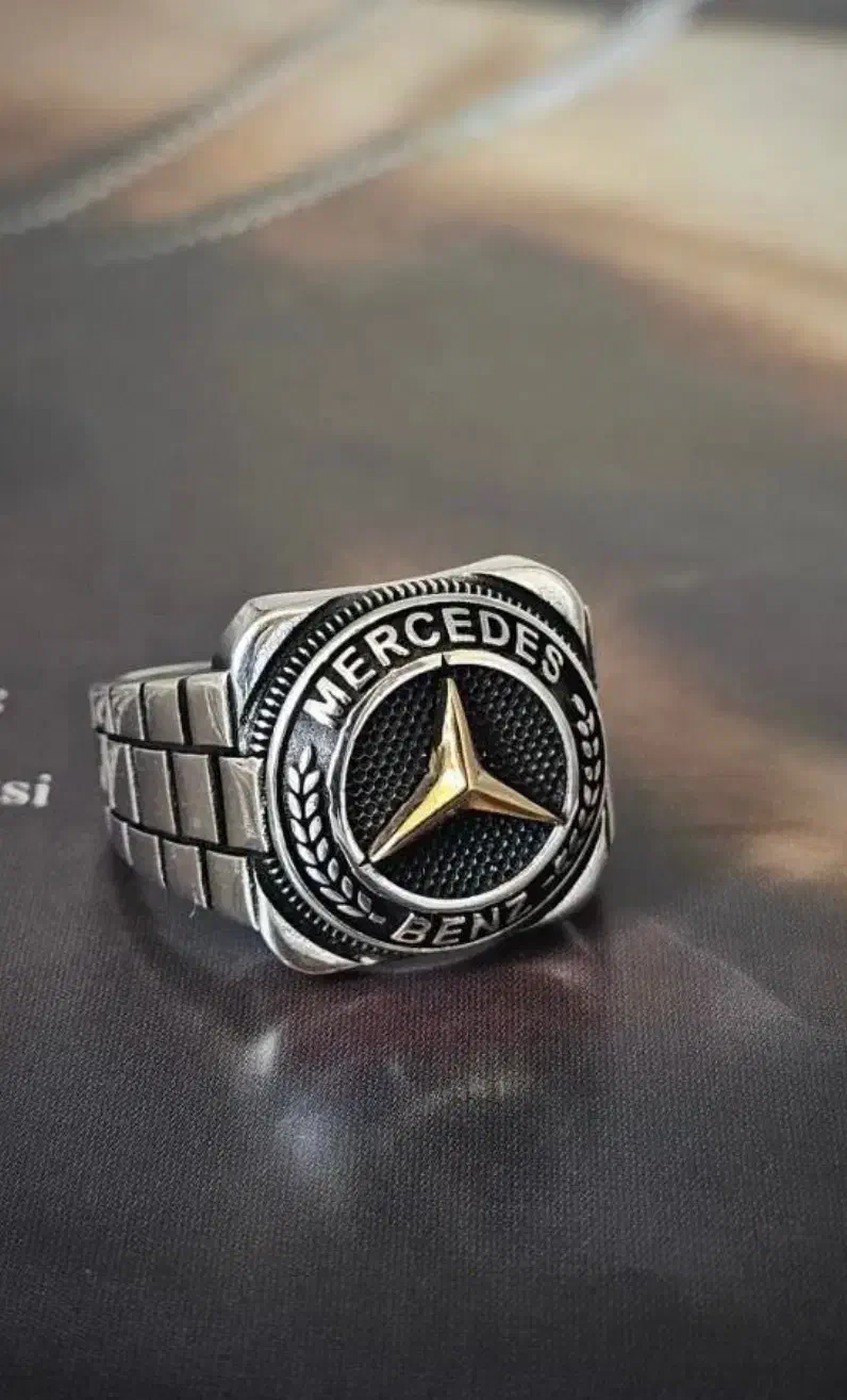 انگشتر مردانه تمام نقره مدل بنز لوکس|بدلیجات|تبریز, |دیوار