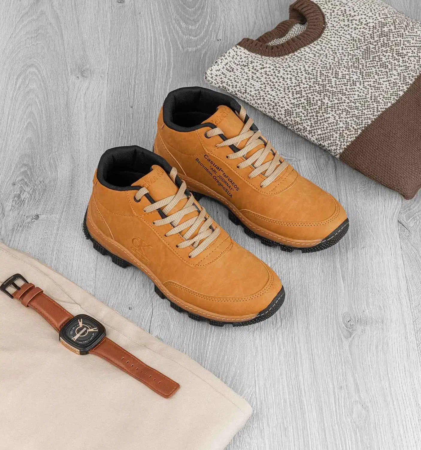 کفش ساقدار مردانه‌+calvinklein|کیف، کفش، کمربند|شیراز, تندگویان|دیوار