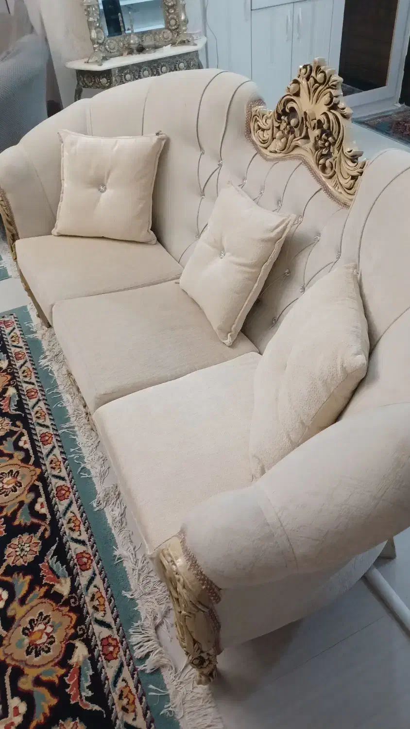 مبل ۷ نفره در حد نو|مبلمان خانگی و میز عسلی|آستارا, |دیوار