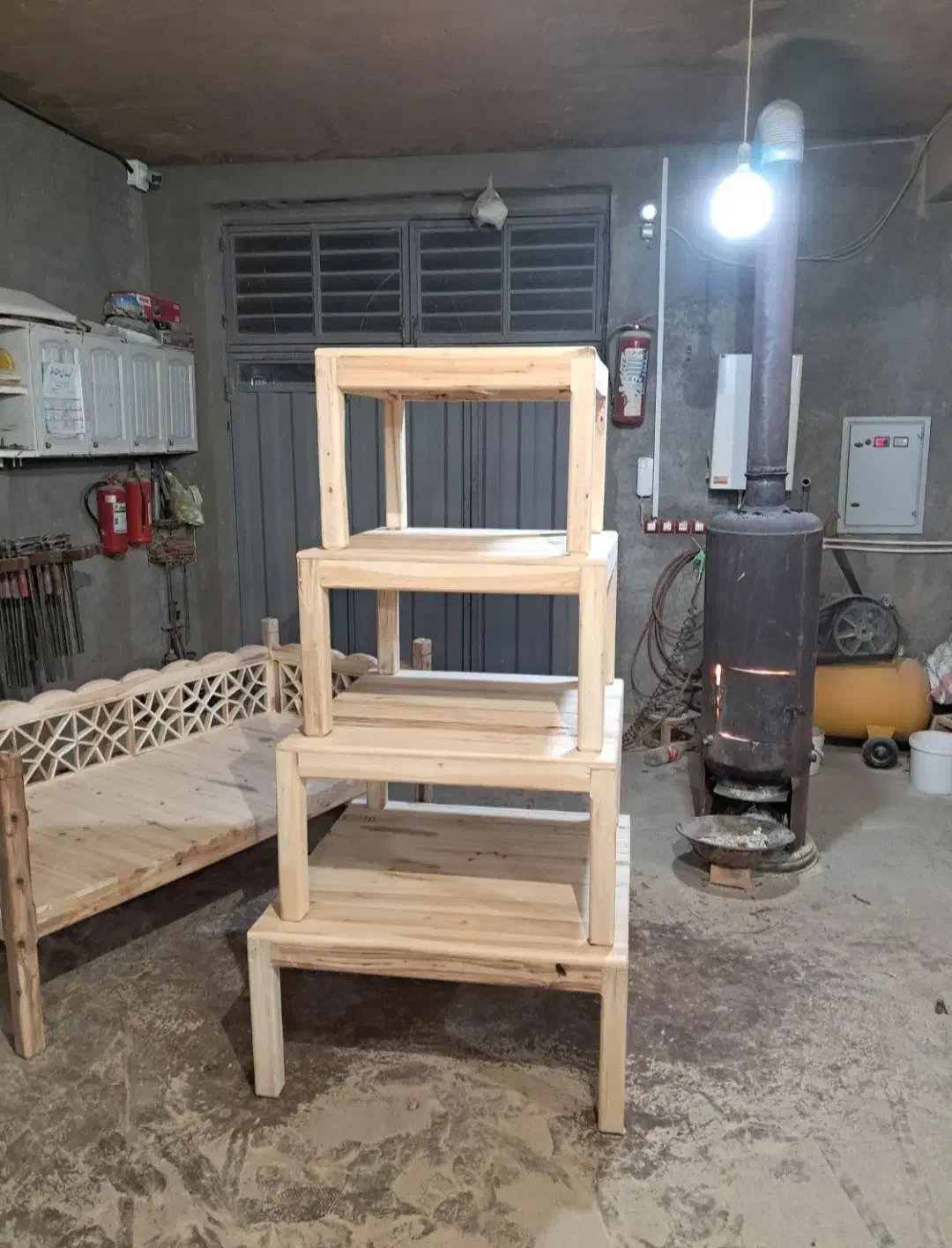 کرسی چوبی فاروق دار مقاوم با گرمایش اتومات فول|بخاری، هیتر، شومینه|تهران, شهرک ولیعصر جنوبی|دیوار