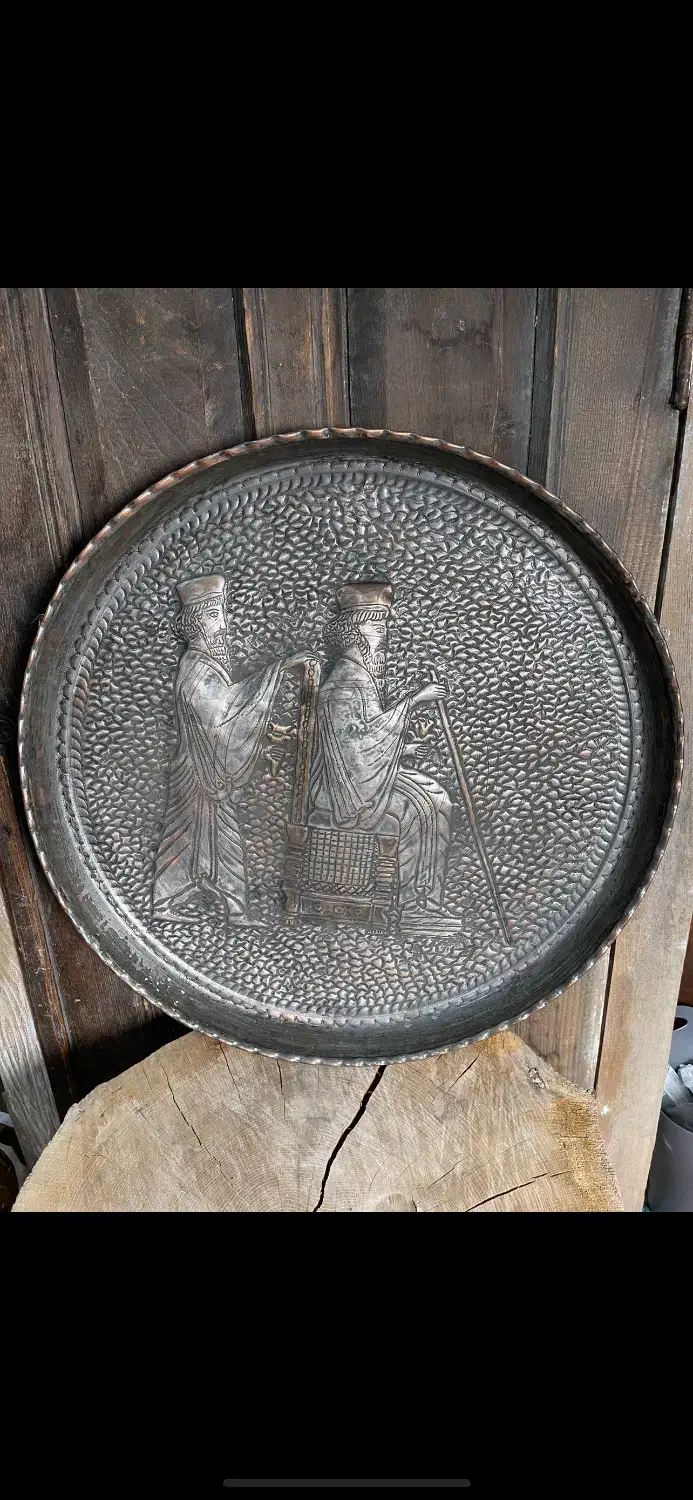 مجمع قاجاری قلمکاری جدید|کلکسیون اشیاء عتیقه|چمستان, |دیوار