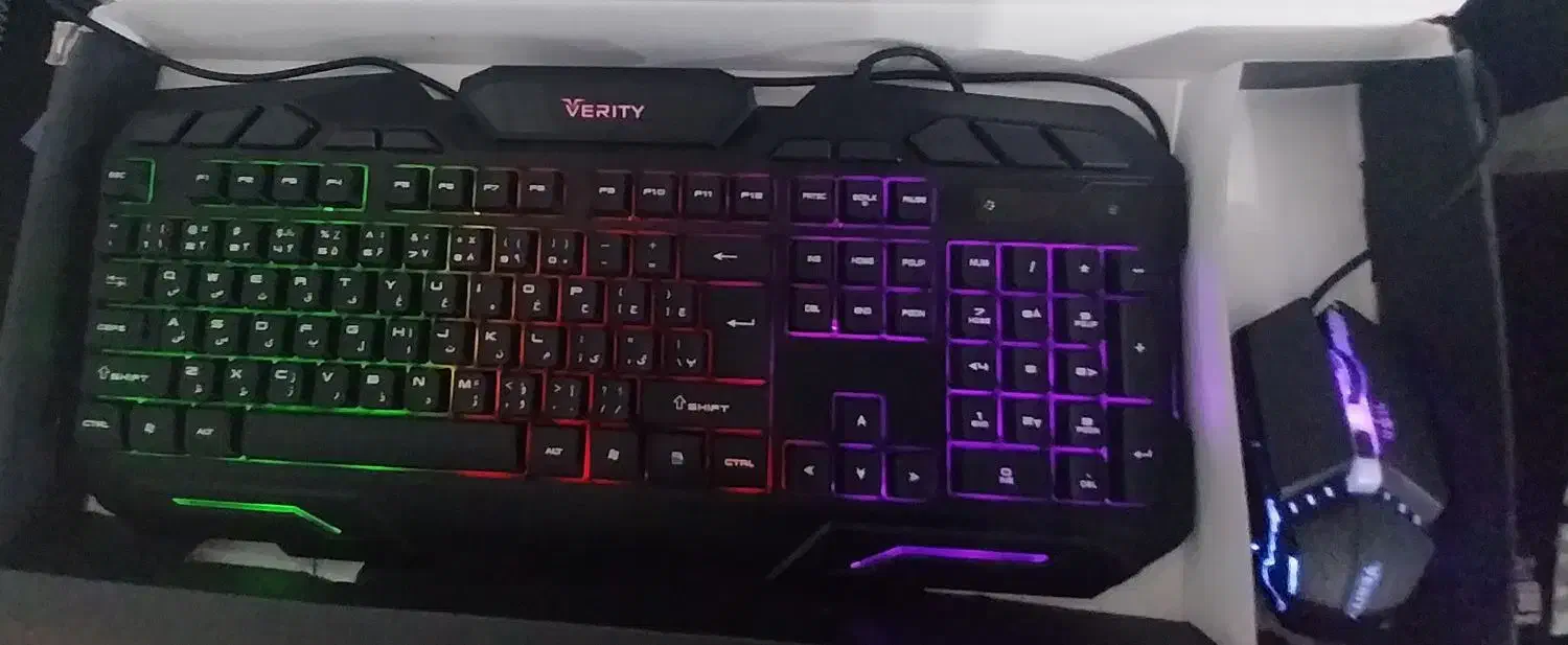 کیبورد گیمینگ verity|قطعات و لوازم جانبی رایانه|گرگان, |دیوار