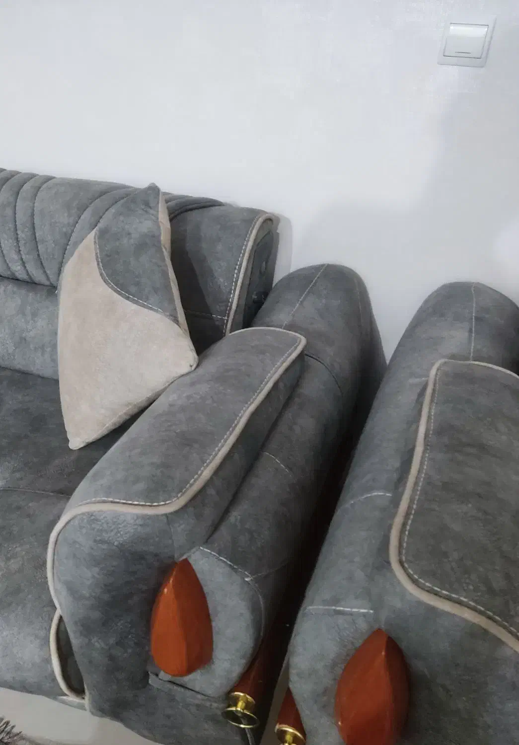 مبل 8نفره و نهار خوری 6نفره|مبلمان خانگی و میز عسلی|محمدشهر, همایون ویلا|دیوار