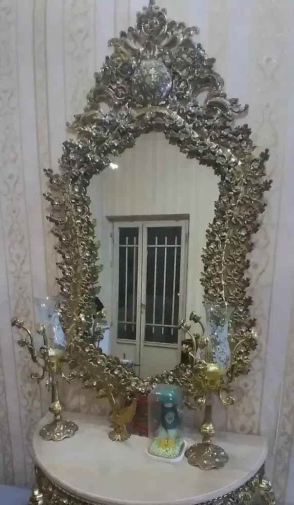 آینه شمعدانی|آینه|ری, امین آباد|دیوار