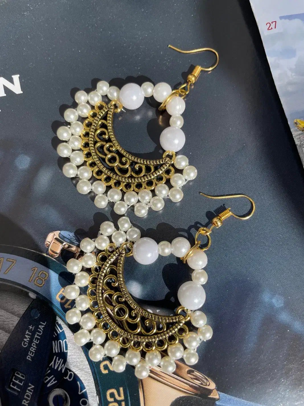 گوشواره مرواریدی|بدلیجات|همدان, |دیوار