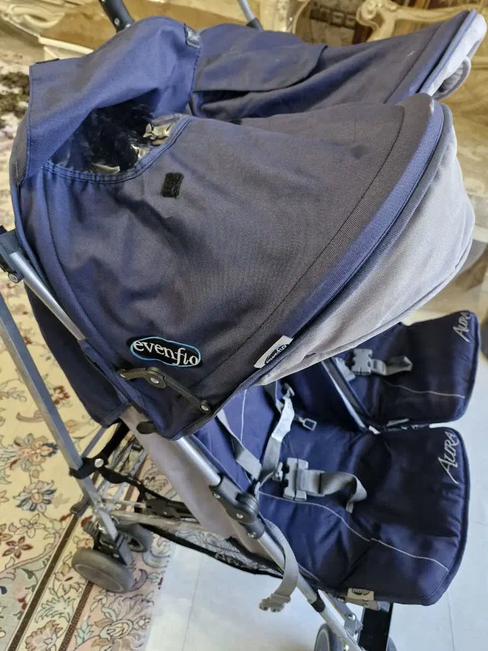 کالسکه دوقلو Evenflo Aura خارجی|کالسکه و لوازم جانبی|اصفهان, کوی امیریه|دیوار